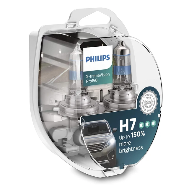 Philips XtremeVision Pro150 H7 - Lampe pour clairage avant 150 - Set de 2 - Bl