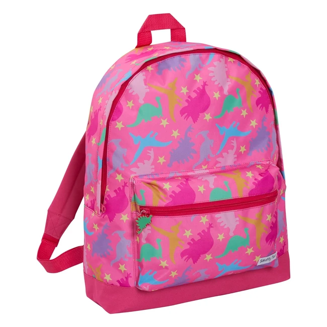 ScruffyTed Dinosaur Girls Backpack - Large Capacity Travel Rucksack for Kids