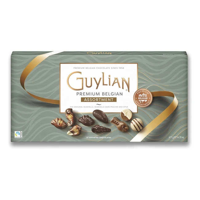 Guylian Bombones de Chocolate Belga - Colección de Mini Bombones - Praliné - 37 Unidades - 417g