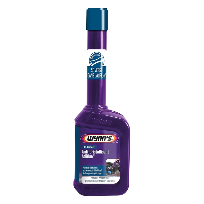 Wynns Anti Cristallisant Adblue Additif Cristaux Diesel 125ml