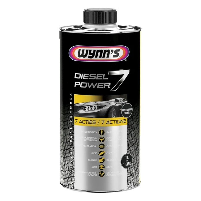 Dégraissant moteur diesel Wynn's Power 7 en 1 - Réf. W76410 - Nettoyant moteur diesel intégral