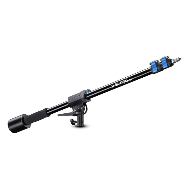 Walimex Pro Boom Contrappeso 70183 cm - Braccio Estensione Testa Girevole - Capacità di Carico 2-5 kg