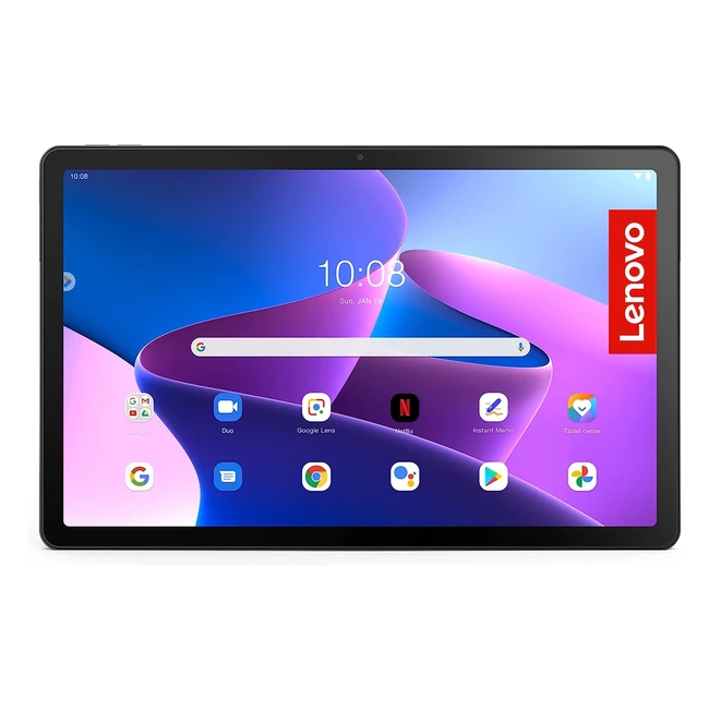 Lenovo Tab M10 Plus 3. Gen Tablet, 106 2K Touch Display, Qualcomm Snapdragon SDM680, 4GB RAM, 64GB SSD, Android 13, Blau