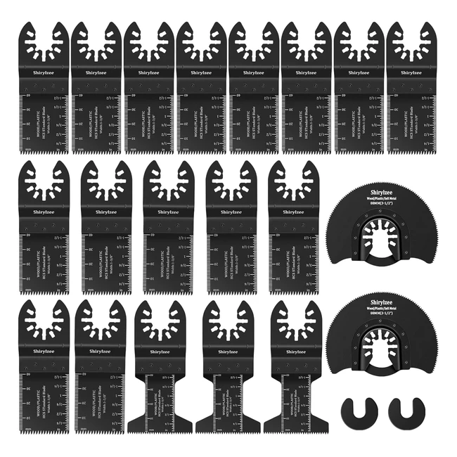 Ensemble de 20 lames universelles pour scie oscillante - Accessoires compatibles