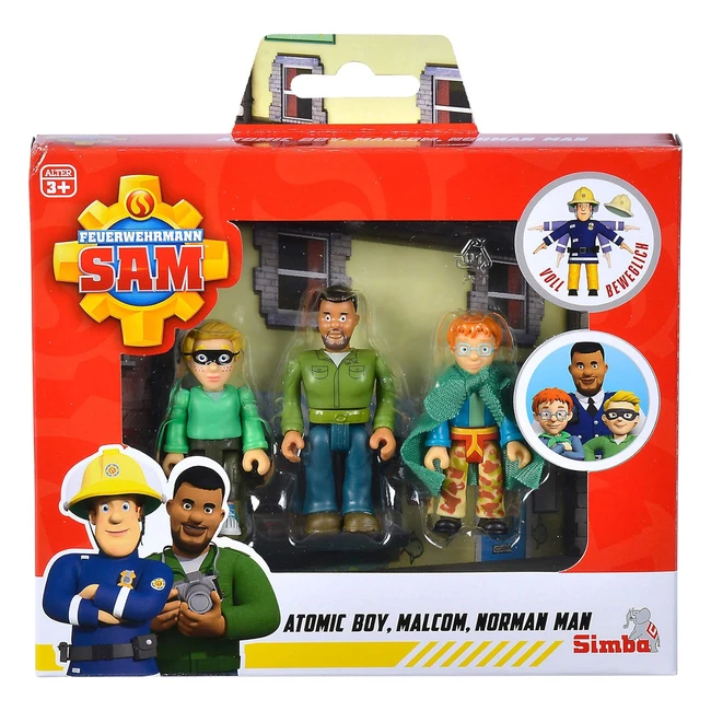 Figuras de Sam el Bombero articuladas - Simba 109251091