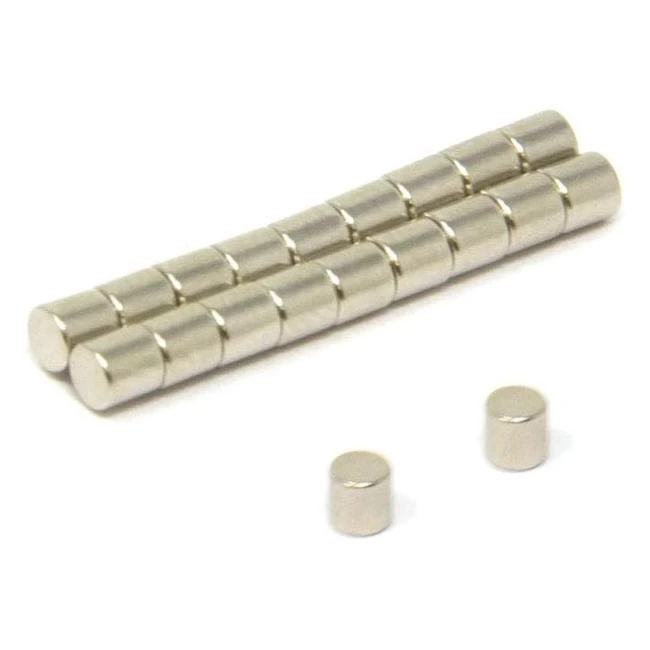 Imanes circulares para manualidades, resistente grado N42, 3x3mm, 20 unidades