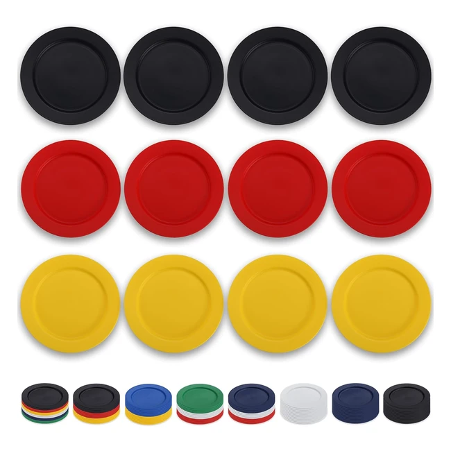 Ensemble de 12 assiettes en plastique Berglander, réutilisables, idéales pour la maison, le jardin et le camping