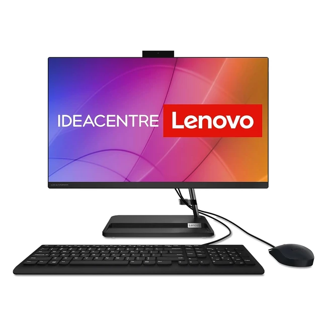 Lenovo Ideacentre 3 All-in-One, 23.8'' Full HD Display, AMD Ryzen 5 7530U, 16GB RAM, 1TB SSD, AMD Radeon Grafik