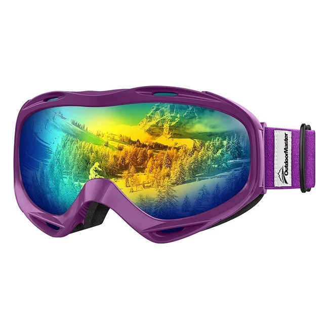 Masque de ski OTG OutdoorMaster - Antibue coupe-vent protection UV400