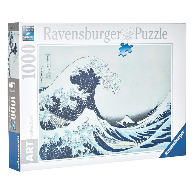 Puzzle The Great Wave Off Kanagawa 1000 Pezzi - Ravensburger Art Collection