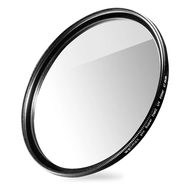 walimex pro UV Filter Slim Super DMC 67mm - Hohe Qualität, Schutz und brillante Farben
