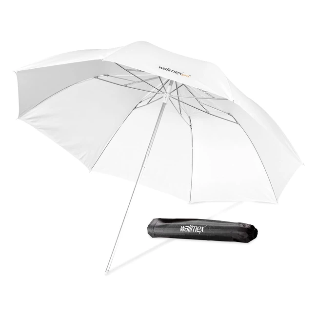Walimex Pro 91cm Mini Durchsichtiger Regenschirm - Kompakt und ideal fr unterw