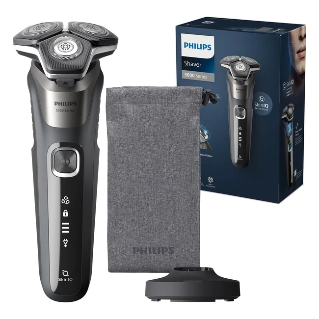 Philips Shaver Series 5000 - Wet & Dry Electric Shaver - Carbon Grey - Model S588713