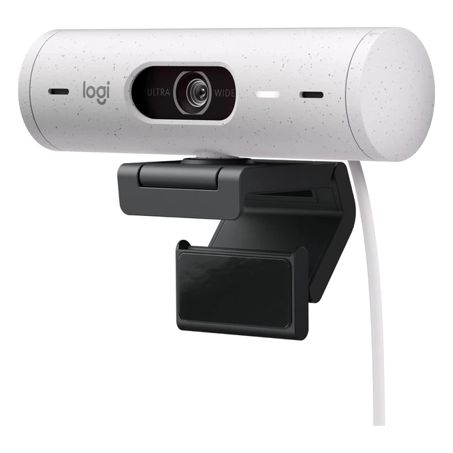 Webcam Logitech Brio 500 HD - Ajuste de luz - Modo de visualizacin - Mics dual
