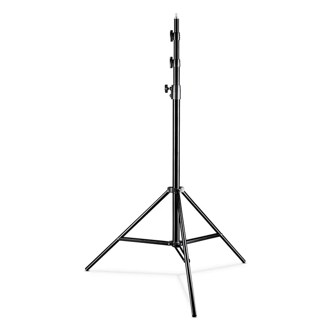 Walimex Pro WT420 Lampenstativ 420cm - Leichtes und robustes Aluminium Leuchtens