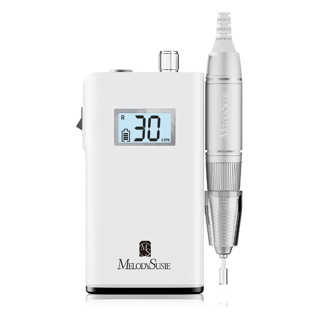 MelodySusie Scamander Nail Drill - Portable Rechargeable E-File Kit 30000rpm