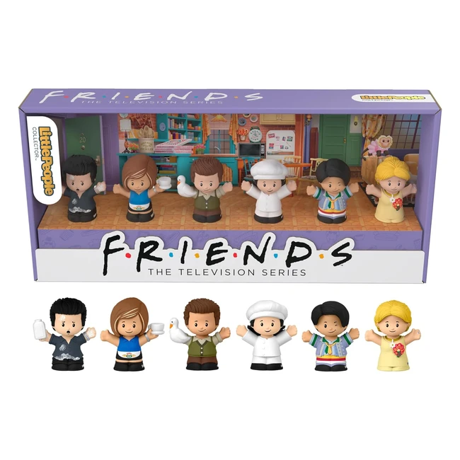 Coffret FisherPrice Little People Collector - Edition Spéciale - Figurines Friends 63cm - 6 Personnages