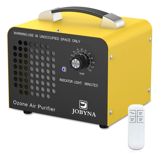 Jobyna Generador de Ozono 10000mgh O3 - Purificador de Aire con Temporizador - Elimina Olores