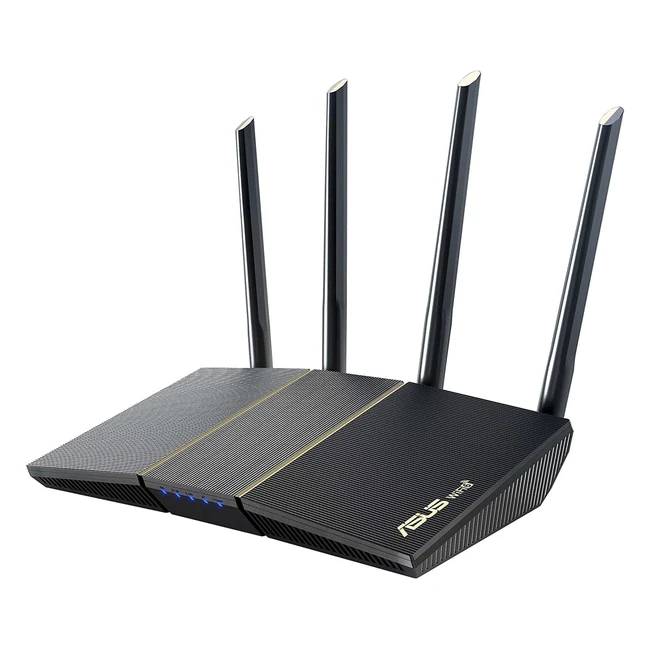 ASUS RT-AX57 AX3000 Dual Band WiFi 6 Router - Fast Speed Advanced Security Par