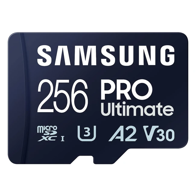 Samsung Pro Ultimate MicroSD-Karte 256 GB fr Smartphones Drohnen und Action-C