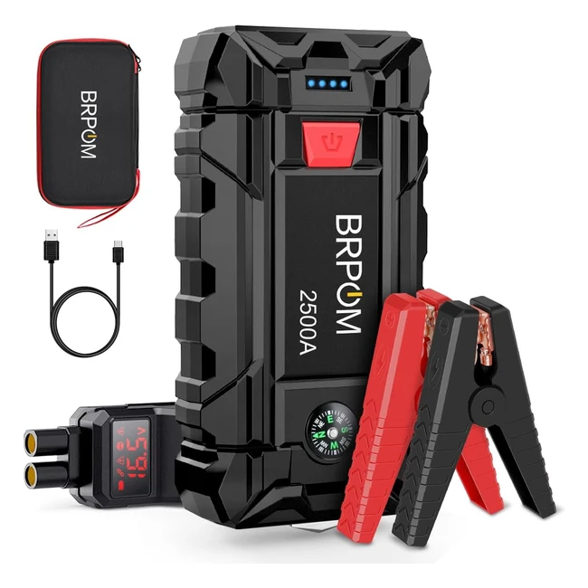 Booster Batterie 2500A 21800mAh - Démarrage Voiture 12V Portable