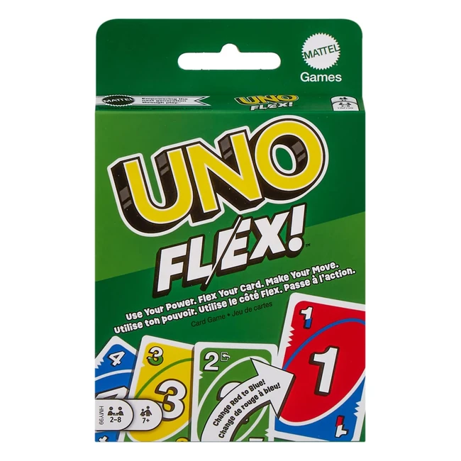 Mattel Games Uno Flex - Kartenspiel fr die ganze Familie - Mehr Abwechslung du