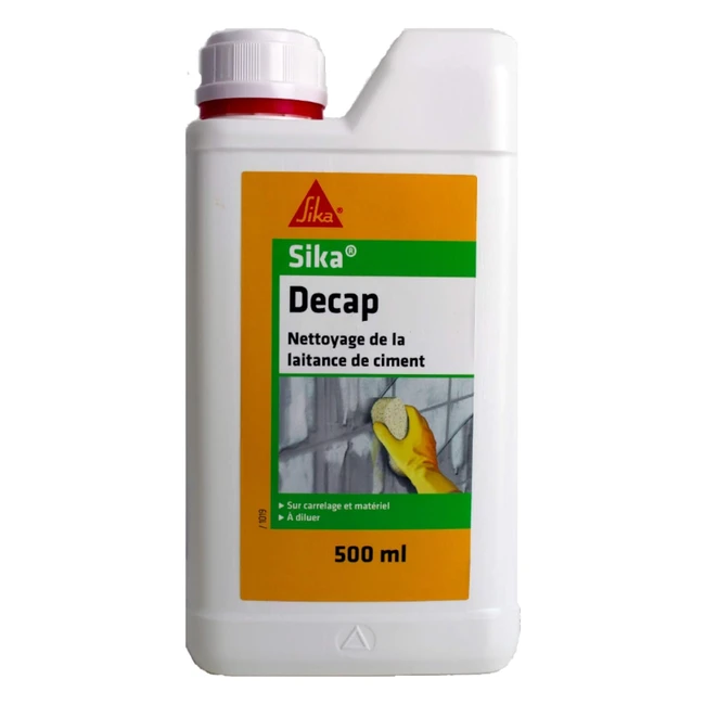 Sika Decap - Nettoyant et Dcapant pour Laitance de Ciment - 500ml