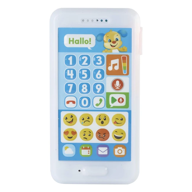 Fisher-Price FPR14 Lernspaß Händchens Smart Phone - Lernspielzeug mit Lichtern und Telefongeräuschen