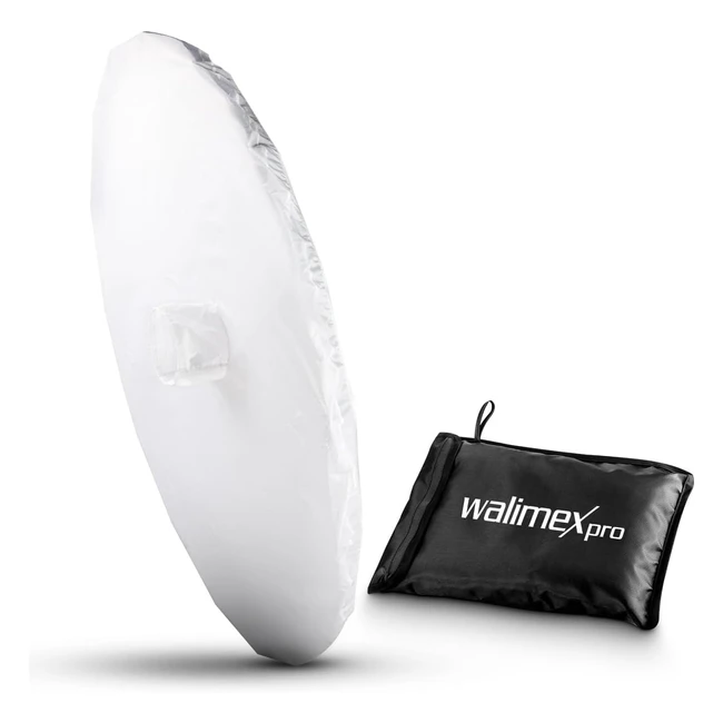 Walimex Pro Umbrella Reflector Diffuser White 180cm - Ideal for Portrait Produc