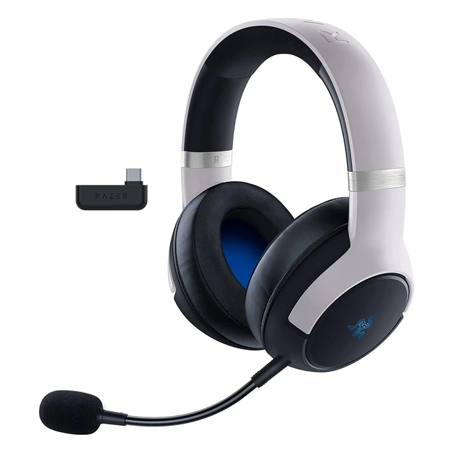 Razer Kaira Pro Dual Wireless PS5 Headset | Haptics | Triforce Titanium | Detachable Mic | RGB Chroma