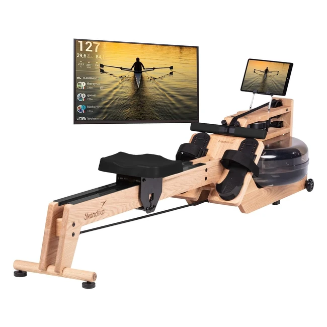 Skandika Styrke Wasser-Rudergert Holz Kinomap-App fr Zuhause kanadische 