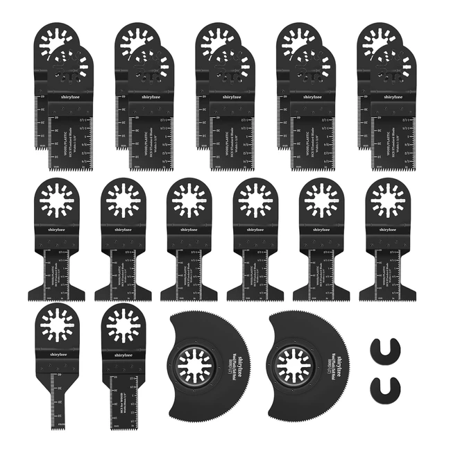 Lame de scie oscillante 20pcs outil multifonction universelle pour plastique boi