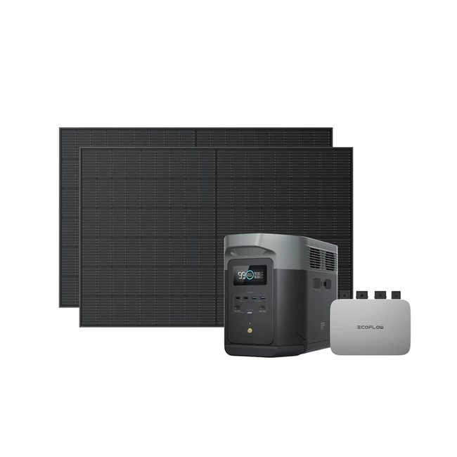 EcoFlow PowerStream Balkonkraftwerk 0 MwSt WiFi Mikrowechselrichter 600W Delta