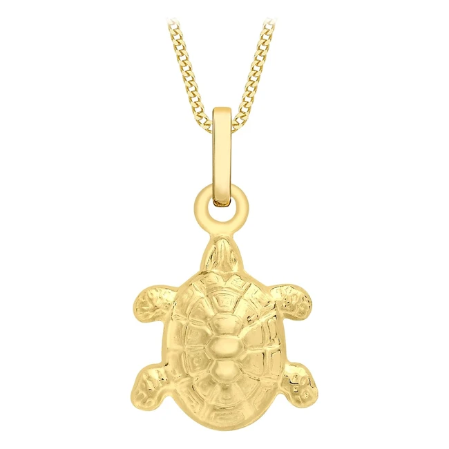 Carissima Gold 9ct Yellow Gold Turtle Charm Pendant - Free Delivery