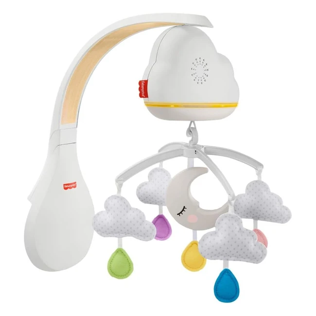 Fisherprice GRP99 Traumhafte Wolken-Mobile und Musikbox mit Geruschsensor fr