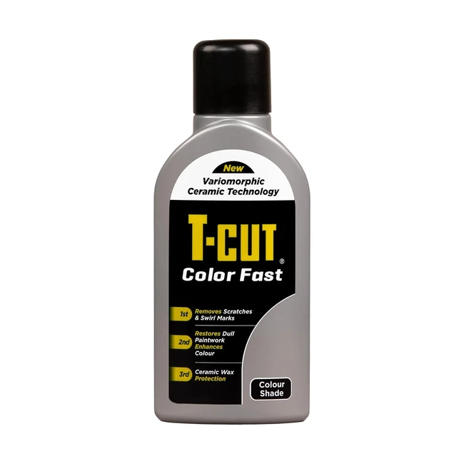 TCut 3-in-1 Color Fast Car Polish - Silver 500ml - Restore Protect Shine