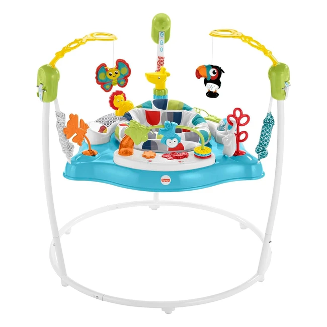 Fisherprice GWD42 Jumperedoo - 360° rotierender Spaß mit fröhlicher Musik, Lichtern und Geräuschen für Babys und Kleinkinder