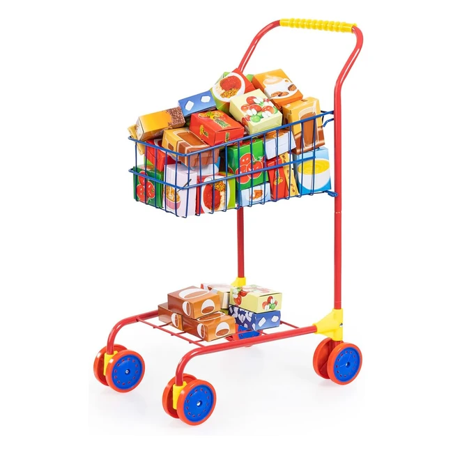 Carrello Spesa Metallo Bayer Design 75002AA per Bambini 3-9 Anni - Assortimento 