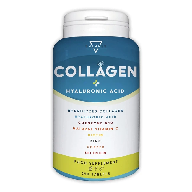 Collagene Idrolizzato 2000mg - Integratore per Pelle Ossa e Articolazioni