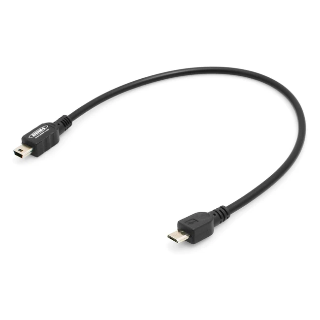 Cable de carga USB corto de Systems - Micro USB a Mini USB - 30cm