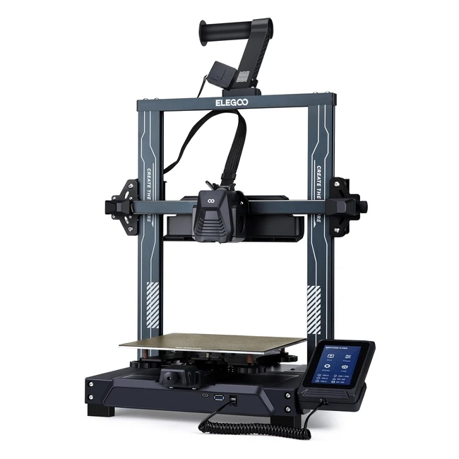 Imprimante 3D Elegoo Neptune 4 Pro - Rapide 500mms - Firmware Klipper - Nivellement automatique - Doublegear - Lit de chaleur - 225x225x265mm