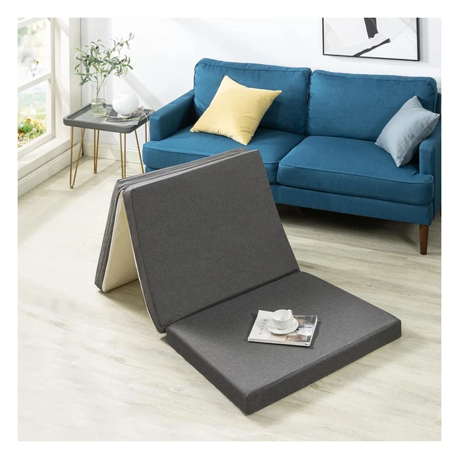 Zinus Guest Folding Mattress - Trifold Single Mattress 60x195cm - Comfortable & Portable