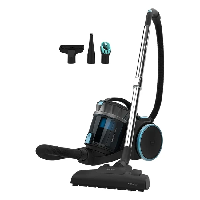 Aspirateur traineau sans sac Conga Rockstar Multicyclonic XL 800W - Puissant et Efficace