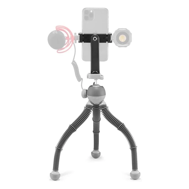 Joby Podzilla Kit Treppiede Flessibile e Attacco GripTight 360 Phone - Fotocamere Compatte - Max 25kg