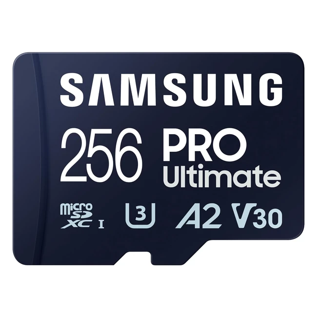 Samsung Memorie MBMY256SA Pro Ultimate Scheda MicroSD da 256GB UHS-I U3 Fino a 2