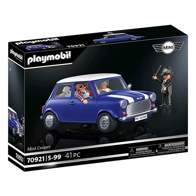 Playmobil Mini Cooper Classic Cars - Modellino di Auto per Adulti e Giocattolo p