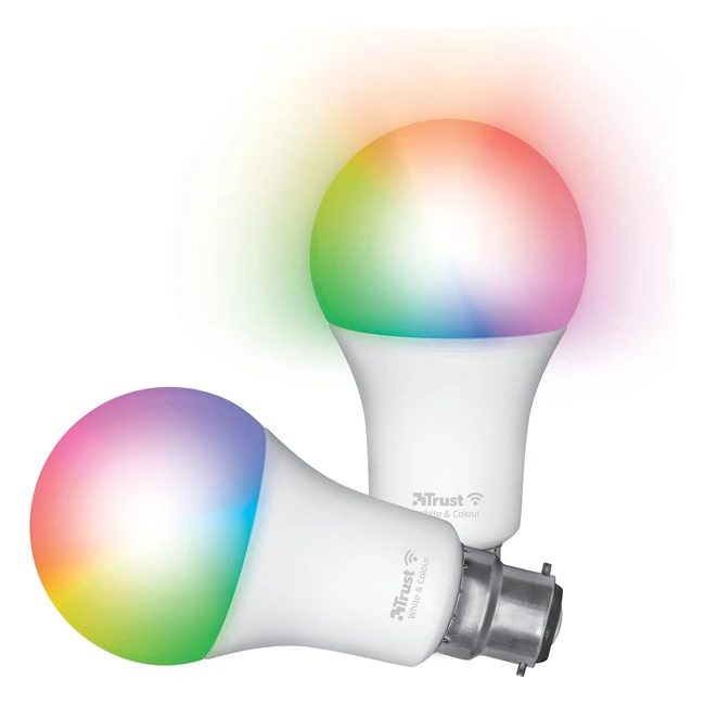 Trust WiFi B22 Lampadina Smart Multicolore - Compatibile con Alexa e Google Nest