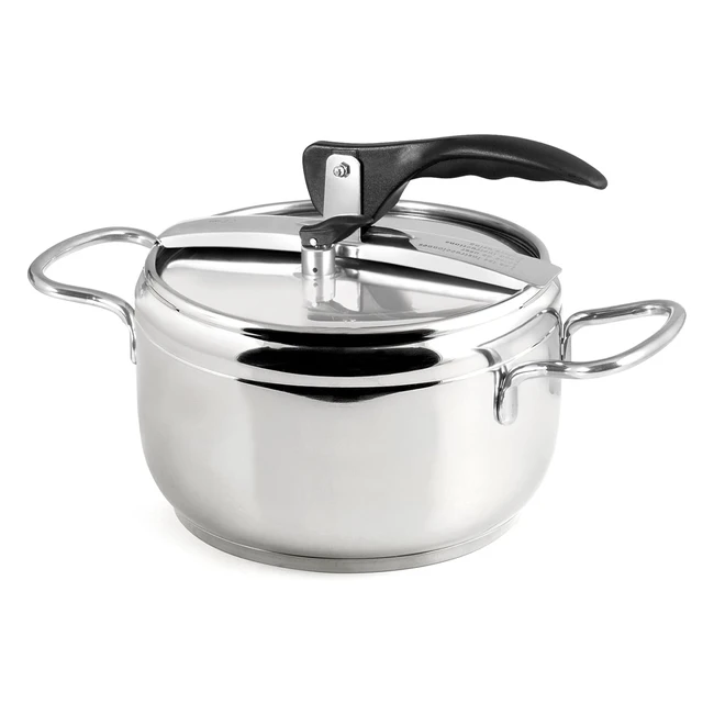 Marmite à pression Inoxpran en acier inoxydable 32x21x21cm