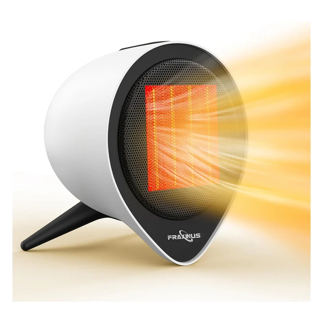 Termoventilatore Ceramico 1500W - Stufetta Elettrica Basso Consumo - Protezione Surriscaldamento - Timer 15 Ore