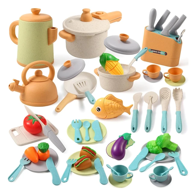 Set Giocattoli da Cucina per Bambini - Slemako Ref 123456 - Accessori Cucina 